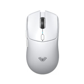 AULA Wind SC580X Wireless Gaming Mouse Tri-Mode Connectivity 10,000 DPI Lightweight Ergonomic Design - White