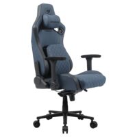 Cougar Defensor S Ergonomic Gaming Chair – Navy Blue, Adaptive Lumbar Support, 4D Armrests, Magnetic Head Pillow & Premium PVC Leather - Image 6