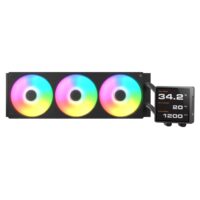 Cougar Poseidon Vistek Pro ARGB 360 AIO Liquid CPU Cooler - Black