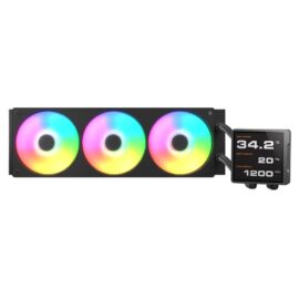 Cougar Poseidon Vistek Pro ARGB 360 AIO Liquid CPU Cooler - Black