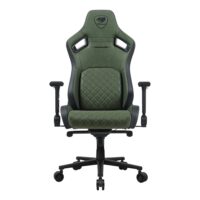 Cougar Defensor S Ergonomic Gaming Chair – Army Green, Adaptive Lumbar Support, 4D Armrests, Magnetic Head Pillow & Premium PVC Leather - Image 5