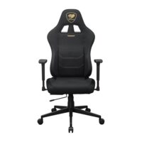 Cougar Pryme Premium Ergonomic Gaming Chair – Linen Fabric Adjustable Seat Depth, Head & Lumbar Pillow - Gold F - Image 7