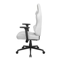 Cougar Pryme Premium Ergonomic Gaming Chair – PVC Leather Adjustable Seat Depth, Head & Lumbar Pillow - White - Image 4