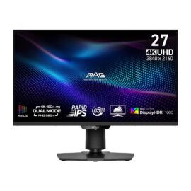 MSI MAG 274UPDF E16M 27" 3840x2160 1920x1080 Dual Mode Rapid IPS Mini LED 160Hz 320Hz 0.5ms A-Sync Widescreen Gaming Monitor Monitor