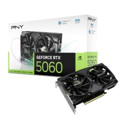 PNY GeForce RTX™ 5060 8GB Dual Fan DLSS 4 Gaming Graphics Card