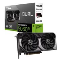 ASUS Dual GeForce RTX 5060 Ti 16GB GDDR7 Gaming Graphics Card - PCIe 5.0, 16GB GDDR7, HDMI 2.1b, DisplayPort 2.1b, Axial-tech Cooling