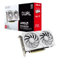 ASUS Dual Radeon RX 9060 XT 16GB GDDR6 PCI Express 5.0 x16 ATX Graphics Card White