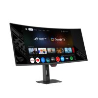 ASUS ROG Strix OLED XG34WCDMTG 34" Curved WQHD QD-OLED Smart Gaming Monitor – 240Hz, 0.03ms, Google TV, Dolby Vision, USB-C 90W, HDMI 2.1 - Image 4
