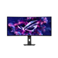 ASUS ROG Strix OLED XG34WCDMTG 34" Curved WQHD QD-OLED Smart Gaming Monitor – 240Hz, 0.03ms, Google TV, Dolby Vision, USB-C 90W, HDMI 2.1 - Image 6