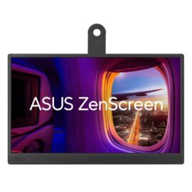 ASUS ZenScreen MB169CK 15.6" Portable IPS Monitor – Full HD, USB-C, Mini HDMI, Anti-Glare, Ultra Slim, Travel Sleeve