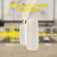 ATTACK SHARK G500 Ultra-Light Dual-Mode Gaming Headset - White - Image 8