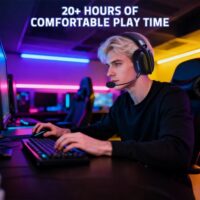 ATTACK SHARK L80 PRO Wireless Gaming Headset - Black - Image 2