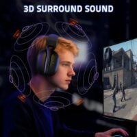 ATTACK SHARK L80 PRO Wireless Gaming Headset - Black - Image 7