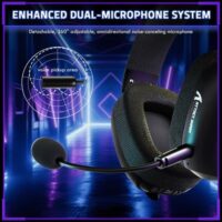 ATTACK SHARK L80 PRO Wireless Gaming Headset - Black - Image 4