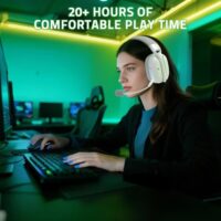 ATTACK SHARK L80 PRO Wireless Gaming Headset - White - Image 2