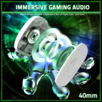 ATTACK SHARK L80 PRO Wireless Gaming Headset - White - Image 6