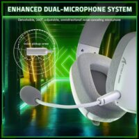 ATTACK SHARK L80 PRO Wireless Gaming Headset - White - Image 4