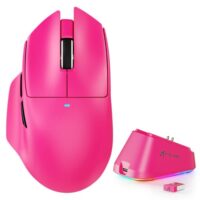 ATTACK SHARK V6 Ultra-Light Tri-Mode Gaming Mouse - Red