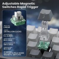 ATTACK SHARK X68PRO HE Wireless Rapid Trigger Keyboard Magnetic Switch - Moonlit Night - Image 6