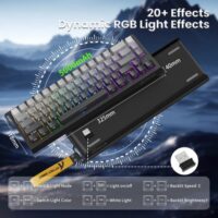 ATTACK SHARK X68PRO HE Wireless Rapid Trigger Keyboard Magnetic Switch - Moonlit Night - Image 4
