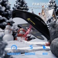 ATTACK SHARK X8 Ultra 8KHz Wireless Gaming Mouse With C06 Ultra Cable - Black - Image 6