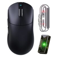 ATTACK SHARK X8 Ultra 8KHz Wireless Gaming Mouse With C06 Ultra Cable - Black