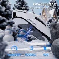 ATTACK SHARK X8 Ultra 8KHz Wireless Gaming Mouse With C06 Ultra Cable - White - Image 6