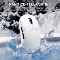 ATTACK SHARK X8 Ultra 8KHz Wireless Gaming Mouse With C06 Ultra Cable - White - Image 4