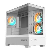 GIGABYTE C201 PANORAMIC Mid Tower Gaming Case - White