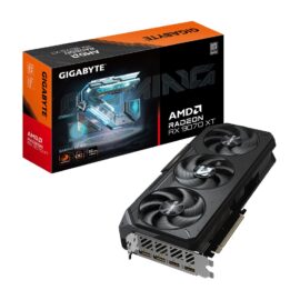 GIGABYTE Radeon™ RX 9070 XT GAMING OC 16G Graphics Card – 16GB GDDR6, PCIe 5.0, WINDFORCE Cooling, Dual BIOS, DisplayPort 2.1a, HDMI 2.1b