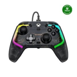 GameSir Kaleid Xbox Wired Controller – Transparent RGB, Hall Effect Sticks & Triggers, Xbox Licensed, USB-C, Microswitch Buttons
