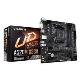 Gigabyte A520M DS3H AMD AM4 MicroATX Motherboard