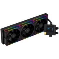 Thermalright Core Matrix 360 Vision ARGB Black AIO Liquid CPU Cooler – 360mm Radiator, 3.95" IPS LCD Display, 3×120mm PWM ARGB Fans - Image 2