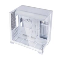 LIAN LI O11 VISION-M White Micro-ATX PC Case | Dual-Chamber | 3-Sided Tempered Glass | 360mm AIO Support | 410mm GPU Clearance | 140mm Fan Included | USB-C - Image 2