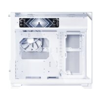 LIAN LI O11 VISION-M White Micro-ATX PC Case | Dual-Chamber | 3-Sided Tempered Glass | 360mm AIO Support | 410mm GPU Clearance | 140mm Fan Included | USB-C - Image 4