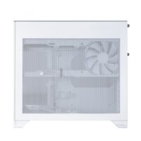 LIAN LI O11 VISION-M White Micro-ATX PC Case | Dual-Chamber | 3-Sided Tempered Glass | 360mm AIO Support | 410mm GPU Clearance | 140mm Fan Included | USB-C - Image 6