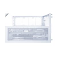 LIAN LI O11 VISION-M White Micro-ATX PC Case | Dual-Chamber | 3-Sided Tempered Glass | 360mm AIO Support | 410mm GPU Clearance | 140mm Fan Included | USB-C - Image 7