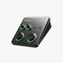 MAONO P1 USB Hybrid Audio Interface | 70dB Mic Gain | 192kHz | Auto Gain | 48V Phantom Power | Hi-Z Instrument Input | OTG | Camera Output