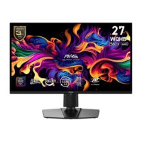 MSI MAG 274QP QD-OLED X24 26.5" WQHD Gaming Monitor | 2560×1440 | 240Hz | 0.03ms GTG | QD-OLED | AMD FreeSync Premium | G-SYNC Compatible | HDR Ready | 99% DCI-P3 | HDMI 2.1 + DisplayPort 1.4 | VESA 100×100mm