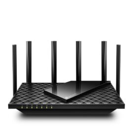 TP-Link Archer AXE75 AXE5400 Tri-Band Wi-Fi 6E Router | 6GHz 2402Mbps | 5GHz 2402Mbps | 2.4GHz 574Mbps | 160MHz | Gigabit | USB 3.0 | OneMesh