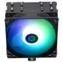 Thermalright Assassin X 120 Refined SE ARGB Black CPU Air Cooler | 4×6mm Heat Pipes | 120mm PWM Fan | 1550RPM | 66.17 CFM | 5V ARGB | LGA1851/LGA1700 | AM5 - Image 2