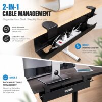 MXG 2in1 Under-Desk Cable Management Tray