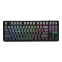 AULA F87 Pro Wireless Mechanical Gaming Keyboard 80% TKL, Space Crystal Linear Switch, Gasket Mount, RGB, Tri-Mode Bluetooth 5.0/2.4GHz/USB-C, 4000mAh – Black