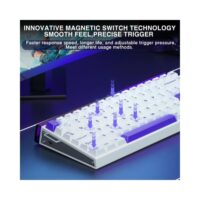 AULA HERO 84 HE Wired Mechanical Keyboard White Purple – Black Emperor Hall Effect Switches - Image 6