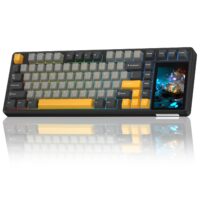 AULA L99 Smart-Screen Mechanical Gaming Keyboard  – 84-Key, 3.98" IPS Touchscreen, Tri-Mode, 8000mAh Blackstorm — Rainy Switch