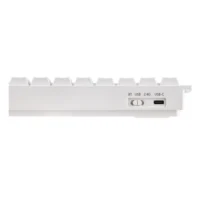 AULA MINI60 HE Wireless Hall Effect Gaming Keyboard 60% 61-Key, Rapid Trigger, Adjustable Actuation, Tri-Mode Bluetooth 5.0/2.4GHz/USB White —  Mistcloud Magnetic Switch - Image 3