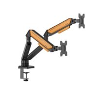 Anda Seat Stealth II Duo A6D-2S Ergonomic Monitor Arm Orange AD-W-A6D-2S-BO - Image 2