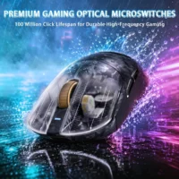 ATTACK SHARK RS3 ULTRA Carbon Fiber Wireless Gaming Mouse Black | PAW3955MAX | 52K DPI | 8K Hz - Image 5