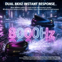 ATTACK SHARK RS3 ULTRA Carbon Fiber Wireless Gaming Mouse Black | PAW3955MAX | 52K DPI | 8K Hz - Image 7