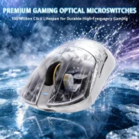 ATTACK SHARK RS3 ULTRA Carbon Fiber Wireless Gaming Mouse White | PAW3955MAX | 52K DPI | 8K Hz - Image 5